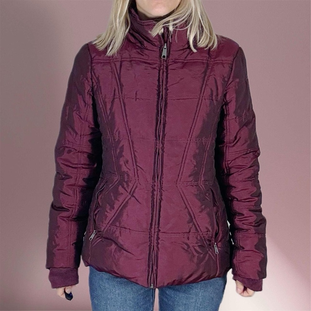 Falls Creek Women's Deep Burgundy Puffer Jacket